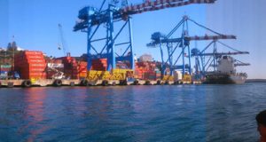 Fotografía ganadora tomada durante el paseo por la bahía de los alumnos de 1°EM-ETRIPORT, en la actividad de bienvenida llamada “El día del Delfín”.